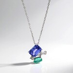 Collana in oro con Tanzanite AAA (CIRARI)