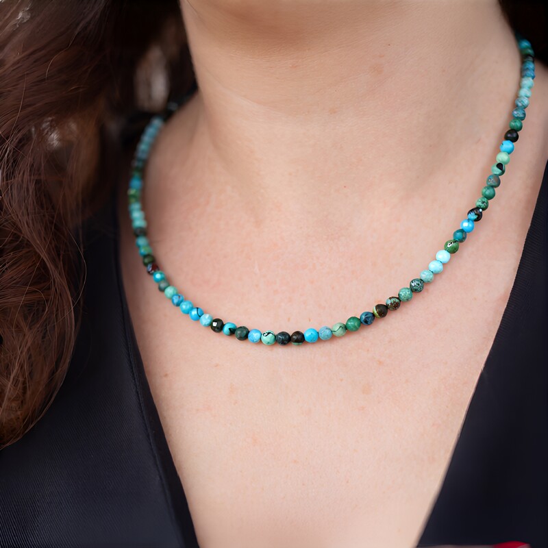 Türkis-Halsreif (Riya)