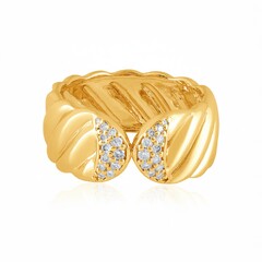 I2 (H) Diamant-Silberring (de Melo Essence)