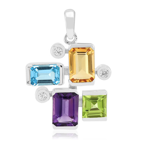 Colgante en plata con Citrino (Pallanova)