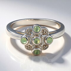 Anello in argento con Alessandrite Occhio di Gatto