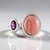 Anello in argento con Rodocrosite (Faszination Türkis)