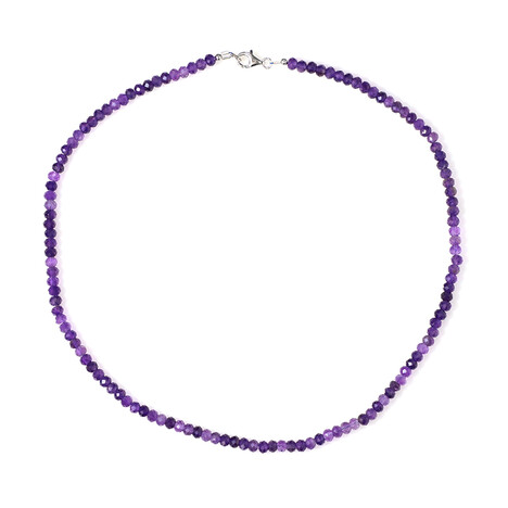 Amethyst-Silberhalskette