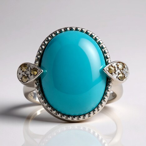 Anello in argento con Amazzonite (Annette classic)