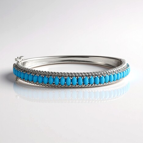 Bracciale in argento con Turchese Sleeping Beauty (Faszination Türkis)