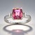 Anello in oro con Diasporo Rosa (AMAYANI)