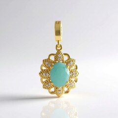 Ciondolo in argento con Grandidierite