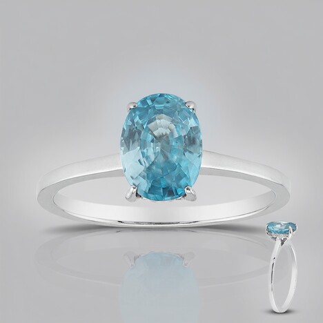 Anello in argento con Zircone Ratanakiri