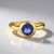Anello in oro con Tanzanite AAA (de Melo)