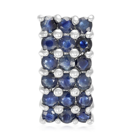 Ciondolo in argento con Zaffiro Blu