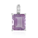 Lavendel-Amethyst-Silberanhänger