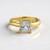 Bague en argent et Zircon