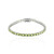 Burmesischer Peridot-Silberarmband