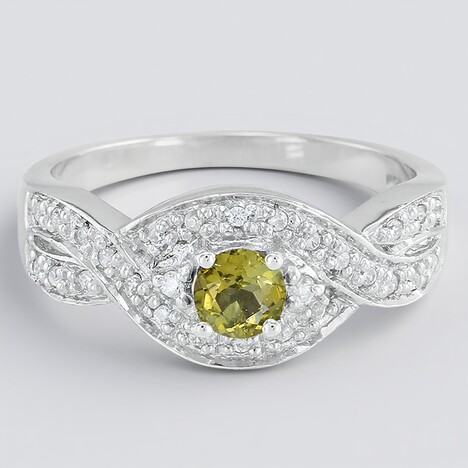Anello in argento con Tormalina Cuprian