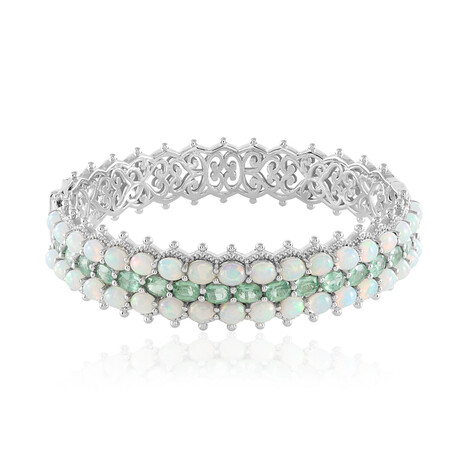 Bracelet en argent et Kyanite Menthe (Dallas Prince Designs)