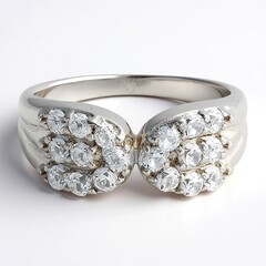 Anello in argento con Topazio Bianco