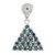 Fancy Diamond Silver Pendant