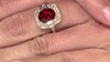 Gouden ring met een spessartien (CIRARI)