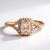 Anello in oro con Morganite AAA