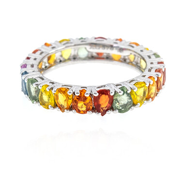 Anello in oro con Zaffiro Fancy (Adela Gold)
