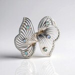 Ciondolo in argento con Opale di Welo (MONOSONO COLLECTION)