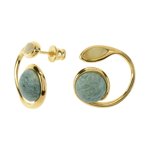 Edelstein-Silberohrringe (dagen)