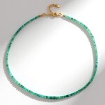 Collana in argento con Smeraldo Zambia