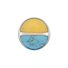 Pendentif en argent et Turquoise