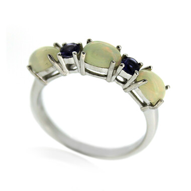 Welo-Opal-Silberring