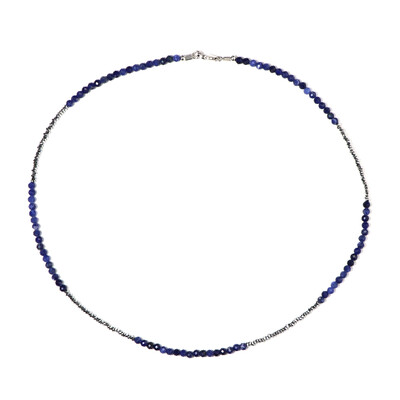 Collar en plata con Sodalita