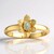 Anello in argento con Opale Australiano