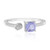 Bague en argent et Tanzanite