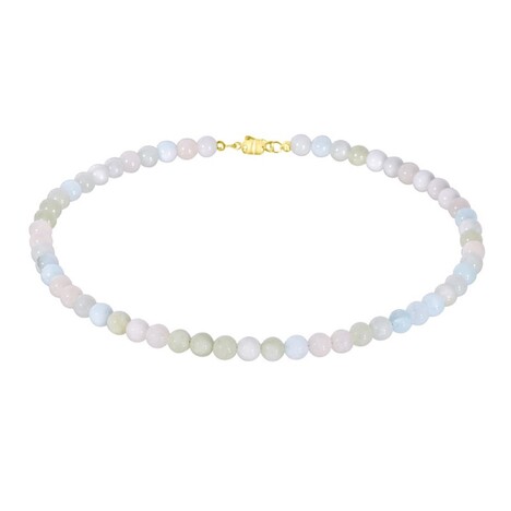 Beryll-Silberhalskette