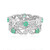 Anillo en plata con Esmeralda de Colombia (de Melo Essence)