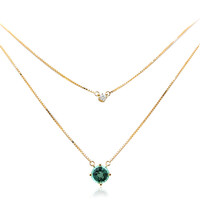 Collier en or et Emeraude de Muzo (de Melo)