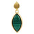 Ciondolo in argento con Malachite
