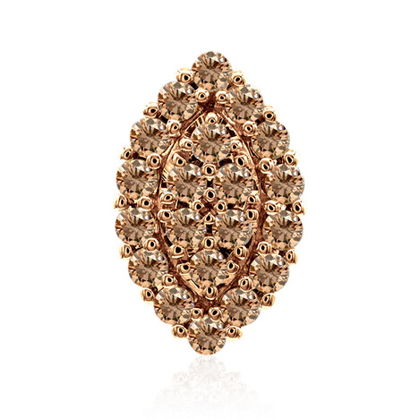 SI1 Argyle-Rose de France-Brillant-Goldanhänger (Annette)