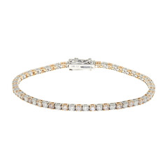 Bracciale in oro con Diamante Rosa I1 (CIRARI)