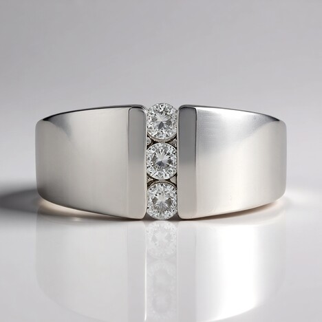 Anello in argento con Zircone