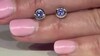 Pendientes en plata con Tanzanita