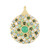 Zilveren hanger met een chrysopraas (KM by Juwelo)