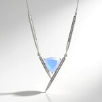AAA Welo Opal Silver Necklace (de Melo Essence)