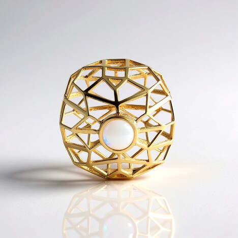 Ciondolo in argento con Opale di Welo (MONOSONO COLLECTION)