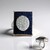 Anello in argento con Agata Glitter Blu