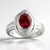 Anello in argento con Tormalina Rosa Brasiliana (Remy Rotenier)