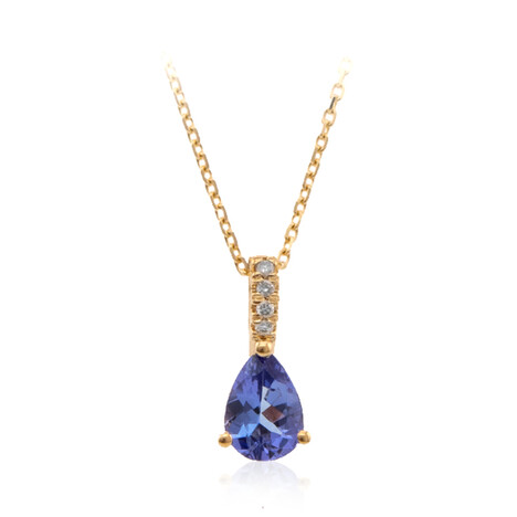Collana in oro con Tanzanite AAA