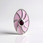 Ciondolo in argento con Rodolite (MONOSONO COLLECTION)