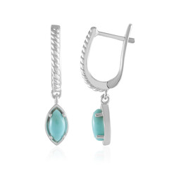 Boucles d'oreilles en argent et Turquoise