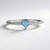 Anello in argento con Acquamarina Brasiliana