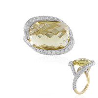 Anello in oro con Quarzo Ouro Verde (SUHANA)